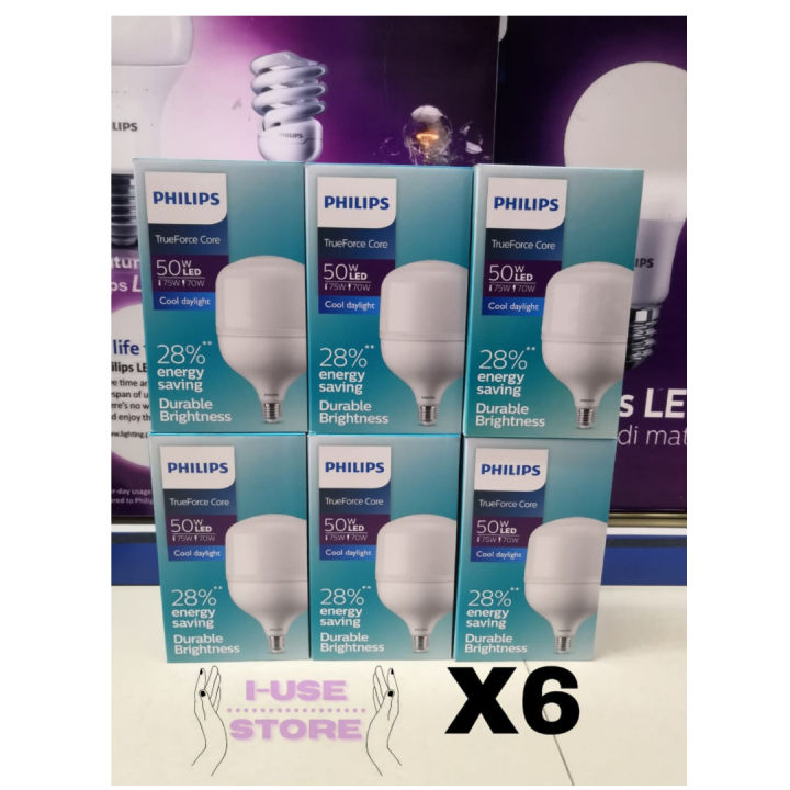 Philips 50w Led True Force Core Philips Lampu LED Trueforce 50W TForce Core 6500K Cool Day Light Putih ...