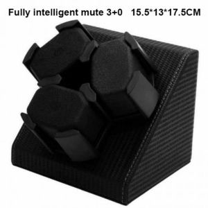 OWNNEW 3 trong 1 Máy lên dây đồng hồ tự động Sợi Carbon Đen Màn hình lưu trữ đồng hồ 15513175cm Xoay hai chiều