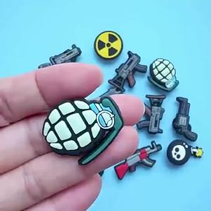 New and-themed clog accessories DIY Shoe decorations mens shoe buckles shoe flower buckles
