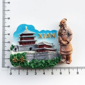 【Upgrade Your Style】 Creative Famous Scenic Spot Fridge Magnet Personality 3D Magnetic Refrigerator Travel Souvenirs Fridge Magnets