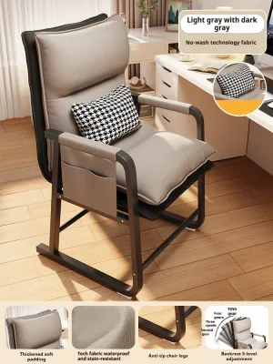 Computer chair is comfortable sitting gaming chair office sofa seat home study back sitting and lying chair