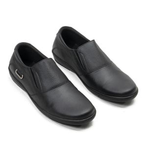 Sepatu Casual Pria Kulit Sepatu Kuliah Kerja Slip On Anti Slip 186