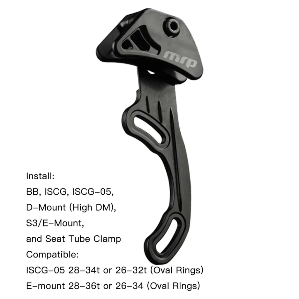 MRP AMG V2 Alloy Chain Guide 26-32T 32-38T ISCG-05 Black