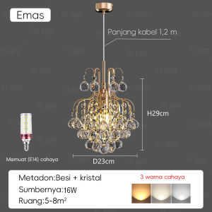 Lampu gantung Perancis kamar tidur romantis headboard pendant lampu ruang tamu koridor pintu masuk kristal lampu ruang tamu baru dekorasi lampu