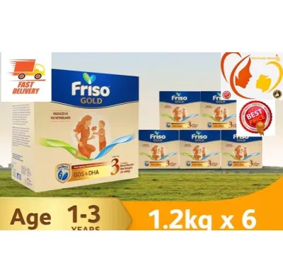 Friso Gold Step 3 (1.2kg x 6) New Packing(2025)