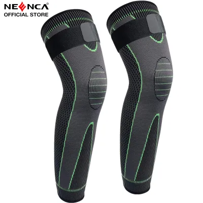 NEENCA Full Leg Sleeves Long Compression Leg Sleeve Knee Sleeves Protect Leg for Man Women Basketball Arthritis Cycling Sport Football Reduce Varicose Veins and Swelling of Legs