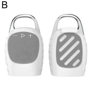 Speaker Case For  CLIP5 Drop-Proof Shockproof Soft Silicone  Cover For  CLIP 5 Speaker Shell Accessories
