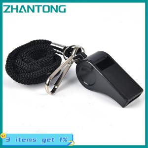 ZHANTONG Football Soccer Referee Plastic Whistle Lanyard Emergency Loud Sound