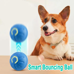 Dog Toy Ball Automatic Moving Bouncing Rolling Ball USB Smart puppy Interactive Dog Chew Toy Ball