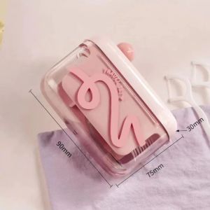 Dental Floss Box Portable Mini Toothpick Thread Flosser Ultra-Fine Dental Floss Stick Storage Box