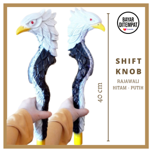SHIFT KNOB 40 CM MOTIF RAJAWALI PUTIH / SHIFT KNOB / TUAS PERSNELING TUAS GIGI MOBIL DIESEL