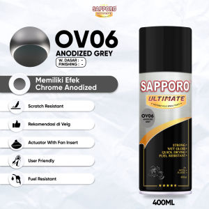 Anodized Grey OV06 Sapporo Paint Ultimate 4in1 Original Series Cat Semprot Aerosol