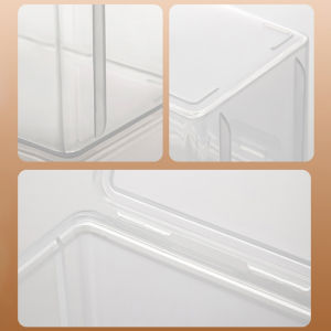 [Habilulu] Portable Storage Box Paper Money Album Currency Case Storage Collection Boxes Holder Transparent Plastic Case