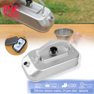 300ML Kettle Mini Multifungsi Aluminium Nesting Outdoor Camping Hiking Teko Kemah Mini