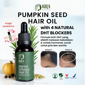 Pumpkin Seed dan Rosemary Hair Oil Bantu Atasi Rontok dan Kebotakan