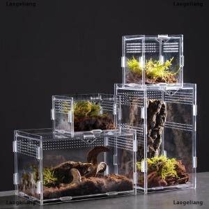 [COD] Laogeliang Acrylic Transparent Reptile Breeding Box Terrarium Habitat Insect Spider Lizard Scorpion Feeding Cage Arboreal Enclosure Case