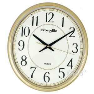 100% ORIGINAL CROCODILE Quiet Sweep Oval Analogue Wall Clock CW8523 (CW8523AKS CW8523JKS2) [Jam Dinding]