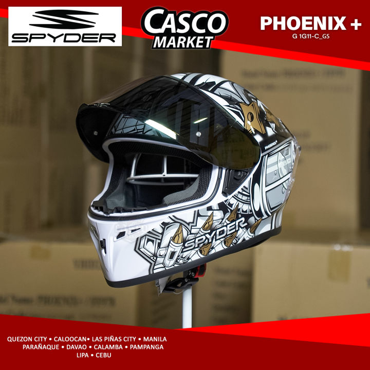 SPYDER PHOENIX+ G KAISEN FULL FACE SINGLE VISOR MOTORCYCLE HELMET