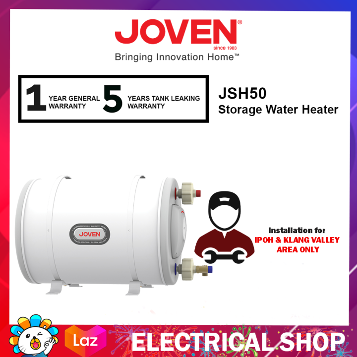 Joven 50L Horizontal Multipoint Hot Water System JSH50 Storage