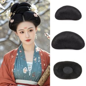 [COD] ยางรัดผม ขนมปังฮั่นฟู แบบถัง กระเป๋าใส่วิกผมแบบขี้เกียจ บันสูงหัวใหญ่ ย้อนยุค หัวเครื่องประดับ ชิญงจีนโบราณ ผู้หญิง