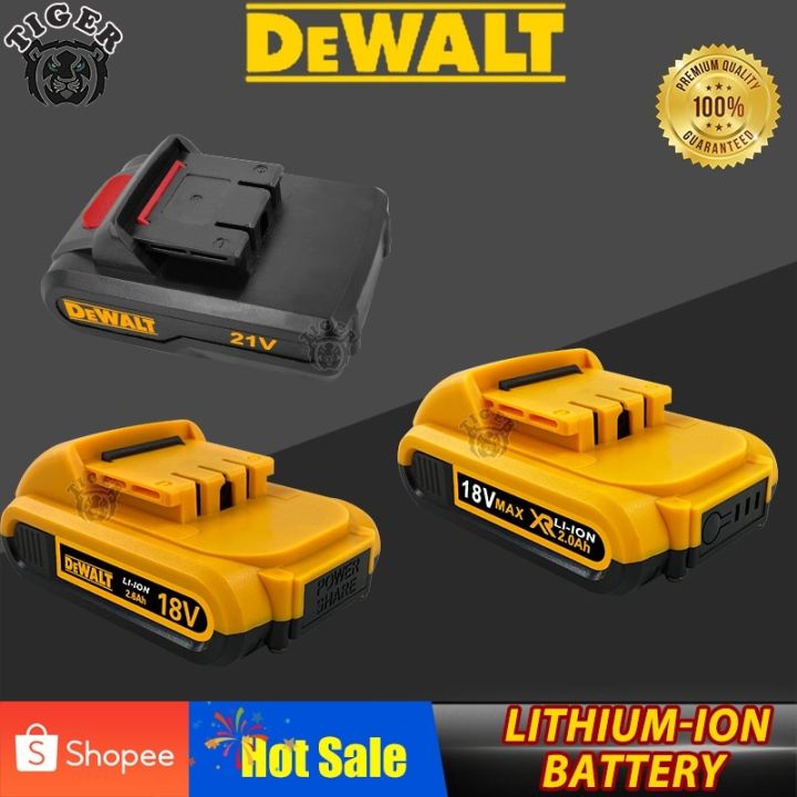 DeWALT 18V Lithium Ion Battery 21V Rechargeable Li-Ion Battery for ...