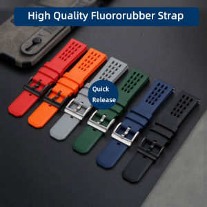 20mm 22mm Premium-Grade Porous Structure Quick Release Fluorine Rubber Watch Strap New Design FKM Band for IWC Omega Tissot2026