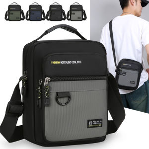 Mens Crossbody Sling Bag Waterproof Casual Shoulder Bag Lightweight Anti-Theft MessengerBag Large Capacity Commute Pack