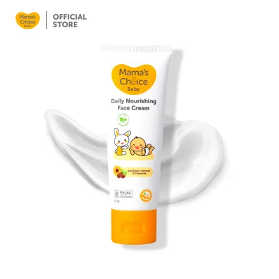 Baby Cream Krim Wajah Bayi - Mamas Choice Baby Daily Nourishing Face Cream - Skincare Anak