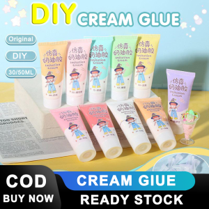 Cream Glue Diy Material Pack Simulation Macron Cream Glue Mobile Phone Case Hairpin Diy Glue Safety Material