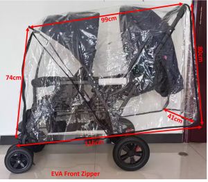 Rain Cover for Twin Stroller Double Tandem Stroller