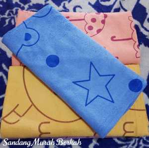 Handuk Mandi bayi / handuk microfiber / handuk bayi 50 x 100cm