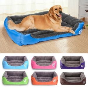 Giường Mềm Thú Cưng Đệm Lông Cừu Mềm Mại Cho Chó Mèo Không Thấm Nước Kennel
