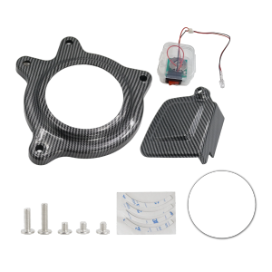 Nmax Aerox v2 Transparent Acrylic CVT Cover With Light Box And Bolts
