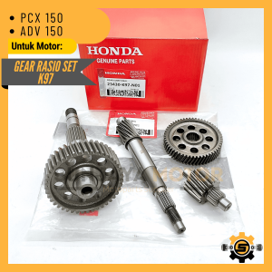 Gear Rasio Set Original Honda K97 Gigi Rasio PCX 150 Lokal ADV 150 Gear Gardan Ori AHM