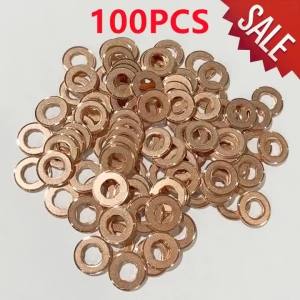 100PCS F00VC17505 Injector Nozzle Copper Washer F00VC17504 F00VC17503 F00VC17502 Diesel Sprayer Gasket F00VC17506 for Shim