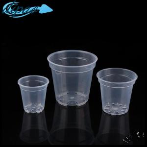 【dipao】 Round Planter Pot Orchid Nursery Container Planter Container Transparent Orchid Container Round Starting Pots