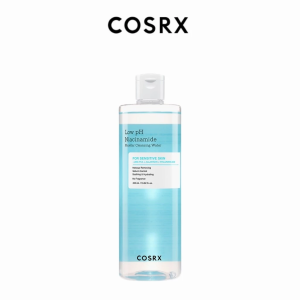 COSRX Low pH Niacinamide Micellar Cleansing Water 400ml Gentle Makeup Removing|Sebum Control|Skin Soothing|Deep Hydrating|Sensitive‑skin Friendly Fragrance‑Free Hypoallergenic Cleanser Water