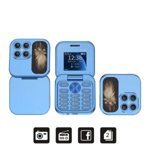 【Fast Deliver】Original Flip Phone i17 Mini Mobile Phone 2G 3G dual card flipphone Keypad Basic Phone