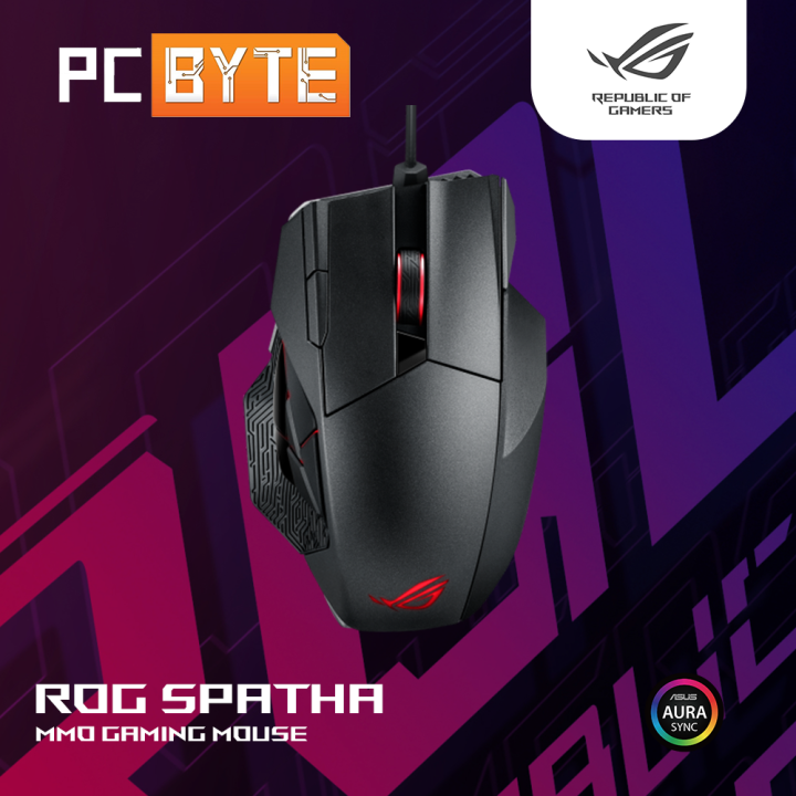 ASUS ROG Spatha Wireless Gaming Mouse | Lazada