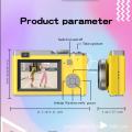 Digital Camera Video Camcorder 1080P 64MP 2.4Inch TFT LCD Screen Auto Focus 8X Digital Zoom Anti-shake Face Detect Smile Capture Beauty Face. 