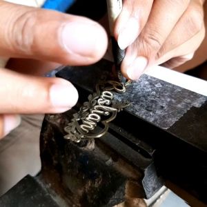 Gelang Nama Kuning Lapis Emas 24K Request Nama Anda