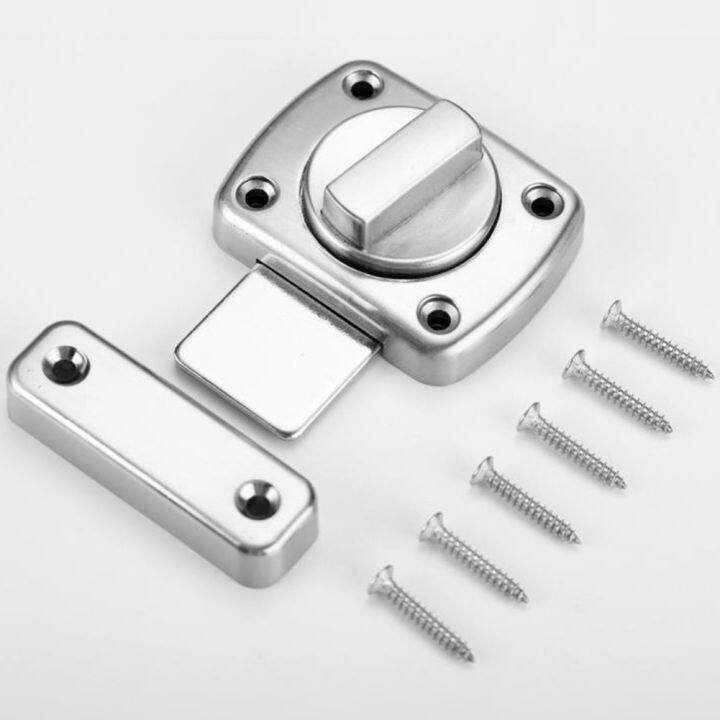 Door Lock Cast Metal Hook Latch Lock Toilet Doors Right Angle Sliding ...