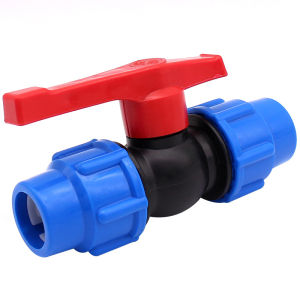 2Pcs 1/2" PE Compression Fittings High Elastic PE Pipe Quick Connector 20mm Water Pipe Fittings