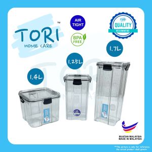 TORI HOME  Airtight Container | BPA FREE Multipurpose Food Container | Canister | Food Storage container | Bekas Kuih Raya | Bekas Biskut | container | Biscuit Container  | Storage Jar | Biscuit Container | Food Storage Container