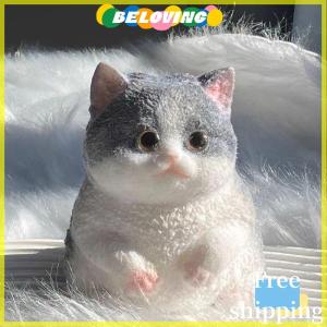 Beloving Flash Sale Taba Cute Chubby Cat Orange Cat Plush Soft Sticky Girl Kids Birthday Gift Fidget Squishy Toy Pet Ornaments Gifts