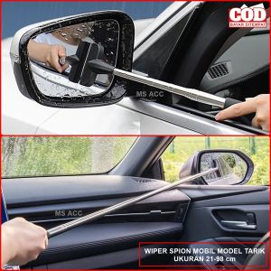 Wiper Spion Mobil Sikat Pembersih Kaca Teleskopik Panjang Pendek Ukuran 21 98 cm Bahan Kokoh MS
