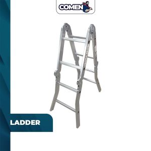 COMEN Heavy Duty Aluminum Multi Purpose Ladder 8 Step Multipurpose Foldable Folding Ladder Tangga Lipat Aluminium 折叠楼梯