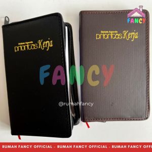 Buku Notes Catatan Agenda Kerja Deluxe Agenda Prioritas Kerja Resleting (195 cm x 12 cm Isi 190 Halaman)