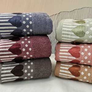 Handuk mandi katun 1 pcs 3 pcs 70 x 140 cm HEARTH handuk dewasa handuk premium