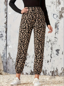 3102024    New European and American Style Jogger Pants  eBay Loose Leopard Print Casual Pants